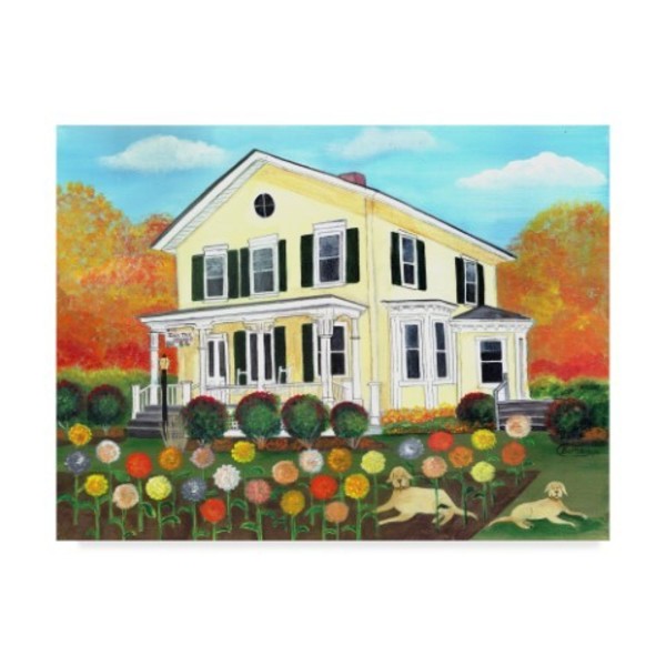 Trademark Fine Art Cheryl Bartley 'Inn The Village Bed And Breakfast' Canvas Art, 14x19 ALI41085-C1419GG